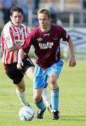 4 July 2006; Sami Ristila, Drogheda United, in action against Gareth McGlynn, Derry City. eircom League Cup, Quarter-Final, Derry City v Drogheda United, Brandywell, Derry. Picture credit: Oliver McVeigh / SPORTSFILE