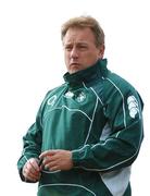 28 August 2007; Ireland coach Eddie O'Sullivan during squad training. Ireland Rugby Squad Training, St Gerard's School, Bray, Co. Wicklow. Picture Credit; Brian Lawless / SPORTSFILE