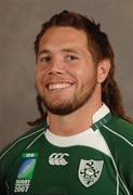 29 August 2007; Isaac Boss, Ireland. Pre-Rugby World Cup 2007 Squad Portraits, Fitzpatrick Castle Hotel, Killiney, Co. Dublin. Picture credit: Matt Browne / SPORTSFILE