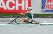 31 August 2007; Orla Duddy, Ireland, in action during the Lightweight Women's Single Sculls C Final, at the 2007 World Rowing Championships, Oberschleissheim, Munich, Germany. Picture credit: David Maher / SPORTSFILE