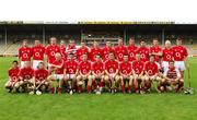 25 August 2007; The Cork panel. Erin All-Ireland U21 Hurling Championship Semi-Final. Semple Stadium, Thurles, Co. Tipperary. Picture credit: Ray McManus / SPORTSFILE