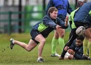 5 January 2015; Connacht's Kieran Marmion in action during squad training ahead of their Guinness PRO12, Round 13, game against Edinburgh on  Friday. Connacht Rugby Squad Training, Sportsground, Galway. Picture credit: David Maher / SPORTSFILE