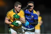 7 January 2015; Bryan Menton, Meath, in action against Enda Williams, Longford. Bord na Mona O'Byrne Cup, Group C, Round 2, Meath v Longford, Páirc Táilteann, Navan, Co. Meath. Picture credit: Ramsey Cardy / SPORTSFILE