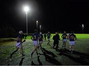 9 January 2015; Tipperary players make their way onto the pitch for the start of the game. Waterford Crystal Cup, Preliminary Round, Tipperary v Mary Immaculate College. Dr. Morris Park, Thurles, Co. Tipperary. Picture credit: Matt Browne / SPORTSFILE