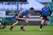 14 January 2015; Nick Timoney, Leinster A, is tackled by John Cooney, Connacht Eagles. Interprovincial Friendly, Connacht Eagles v Leinster A, Sportsground, Galway. Picture credit: Matt Browne / SPORTSFILE