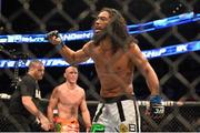 18 January 2015; Benson Henderson after defeat to Donald Cerrone in their lightweight bout. UFC Fight Night, Donald Cerrone v Benson Henderson, TD Garden, Boston, Massachusetts, USA. Picture credit: Ramsey Cardy / SPORTSFILE