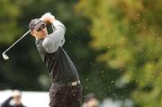 28 September 2007; Gregory Havret, Continental Europe, watches his tee shot from the 11th tee box. The Seve Trophy, Fourball, The Heritage Golf & Spa Resort, Killenard, Co. Laois. Picture credit: Matt Browne / SPORTSFILE