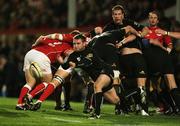 28 September 2007; Connaught's scrum-half Conor McPhillips sets his back's away. Magners League, Llanelli Scarlets v Connacht, Stradey Park, Llanelli, Wales. Picture credit; Steve Pope / SPORTSFILE