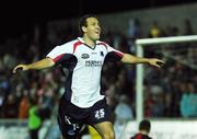 28 September 2007; Guy Bates, Drogheda United, celebrates after scoring his side's first goal. eircom League of Ireland Premier Division, Longford Town v Drogheda United, Flancare Park, Longford. Picture credit; David Maher / SPORTSFILE