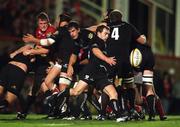 28 September 2007; Connacht's Conor O'Loughlin kicks to clear upfield. Magners League, Llanelli Scarlets v Connacht, Stradey Park, Llanelli, Wales. Picture credit; Steve Pope / SPORTSFILE