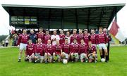 9 September 2007; The famous Croke Park's Nally Stand has been re-erected and replicated in the Pairc Colmcille in Tyrone. Pictured at the rededication and official opening of The Nally Stand is Balla G.F.C. squad, Co. Mayo. Carrickmore, Co. Tyrone. Picture credit; Michael Cullen / SPORTSFILE