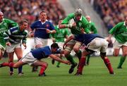 19 March 2000; Paddy Johns of Ireland during the Six Nations Rugby Championship match between France and Ireland at the Stade de France in Paris, France. Photo by Ray Lohan/Sportsfile *** Local Caption ***