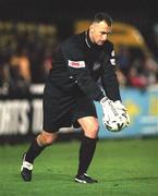 24 October 1999; St Patrick's Athletic goalkeeper Trevor Woods during the Eircom League Premier Division match between St Patrick's Athletic and Shamrock Rovers at Richmond Park in Dublin. Photo by David Maher/Sportsfile