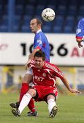 6 October 2007; Pat McShane, Linfield, in action against Conor Hagan, Portadown. Carnegie Premier League, Linfield v Portadown, Windsor Park, Belfast, Co. Antrim. Picture credit; Oliver McVeigh / SPORTSFILE