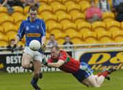 7 October 2007; Shane Dooley, Tullamore, in action against Conor Mooney, Shamrocks. Offaly Senior Football Championship Final, Shamrocks v Tullamore, O'Connor Park, Tullamore, Co Offaly. Picture credit; Maurice Doyle / SPORTSFILE