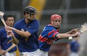 7 October 2007; Michael Ryan, St. Finbarrs, in action against Peter Kelly, Erins Own. Cork Senior Hurling Championship Semi-Final, Erin's Own v St Finbarr's, Pairc Ui Chaoimh, Cork. Picture credit; Ray Lohan / SPORTSFILE