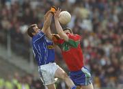 7 October 2007; Gary Heffernan, Tullamore, in action against PJ Ward, Shamrocks. Offaly Senior Football Championship Final, Shamrocks v Tullamore, O'Connor Park, Tullamore, Co Offaly. Picture credit; Matt Browne / SPORTSFILE