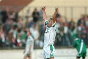 7 October 2007; Patrick Murray, Moorefield, celebrates at the end of the game. Kildare Senior Football Championship Final, Moorefield v Sarsfields, St Conleth's Park, Newbridge, Co Kildare. Picture credit; David Maher / SPORTSFILE