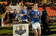 24 January 2015; Dara McVitty, right, Cavan, and teammate Ronan Flanagan run out for the game. McKenna Cup Final, Tyrone v Cavan, Athletic Grounds, Armagh. Picture credit: Oliver McVeigh / SPORTSFILE