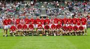 29 July 2007; The Cork panel. Guinness All-Ireland Senior Hurling Championship Quarter-Final, Cork v Waterford, Croke Park, Dublin. Picture credit; Ray McManus / SPORTSFILE