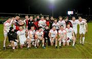 24 January 2015; The Tyrone team celebrate after the game. McKenna Cup Final, Tyrone v Cavan, Athletic Grounds, Armagh. Picture credit: Oliver McVeigh / SPORTSFILE