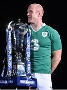 28 January 2015; In attendance at the launch of the RBS Six Nations Championship Launch 2015 is Ireland's Paul O'Connell. RBS Six Nations Championship Launch 2015, The Hurlingham Club, Ranelagh Gardens, London, England. Picture credit: Ramsey Cardy / SPORTSFILE