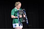 28 January 2015; In attendance at the launch of the RBS Six Nations Championship Launch 2015 is Ireland's Niamh Briggs. RBS Six Nations Championship Launch 2015, The Hurlingham Club, Ranelagh Gardens, London, England. Picture credit: Ramsey Cardy / SPORTSFILE