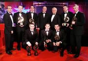 19 October 2007; An Taoiseach Bertie Ahern T.D. with Kerry  Vodafone GAA All-Star award winners, back row from left, Pat O Se, Kerry manager, Colm Cooper, Declan O'Sullivan, Sean Walsh, Chairman of the Kerry County Board, Darragh O Se and Tomas O Se, front row from left, Marc O Se, Killian Young, Young player of the year, and Aiden O'Mahony during the 2007 Vodafone GAA All-Star Awards. Citywest Hotel, Conference, Leisure & Golf Resort, Saggart, Co. Dublin. Picture credit: Brendan Moran / SPORTSFILE