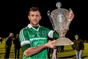 31 January 2015: Limerick captain Donal O'Grady with the Waterford Crystal Cup Final after his side's win. Waterford Crystal Cup Final, Cork v Limerick. Mallow GAA Grounds, Mallow, Co. Cork Picture credit: Ramsey Cardy / SPORTSFILE