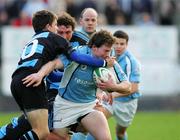 3 November 2007; Ciaran O'Boyle, Garryowen, in action against Tadgh Bennett, Shannon. AIB League, Division 1, Garryowen v Shannon, Dooradoyle, Limerick. Picture credit: Kieran Clancy / SPORTSFILE