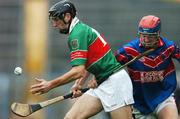 4 November 2007; Michael Webster, Loughmore-Castleiney, in action against Cian O'Connor, Erins Own. Munster AIB Club Hurling Championship Quarter Final, Loughmore-Castleiney v Erins Own, Semple Stadium, Thurles, Tipperary. Picture credit; Brendan Moran / SPORTSFILE