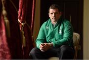 5 February 2015; Ireland's Mike Ross following a press conference. Carton House, Maynooth, Co. Kildare. Picture credit: Matt Browne / SPORTSFILE