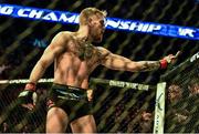 18 January 2015; Conor McGregor ahead of his fight with Dennis Siver. UFC Fight Night, Conor McGregor v Dennis Siver, TD Garden, Boston, Massachusetts, USA. Picture credit: Ramsey Cardy / SPORTSFILE