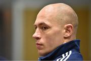 6 February 2015; Italy captain Sergio Paresse during a press conference. Stadio Olimpico, Rome, Italy. Picture credit: Brendan Moran / SPORTSFILE