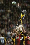 10 November 2007; James Haskell, London Wasps, wins possession in the lineout. Heineken Cup, Pool 5, Round 1, London Wasps v Munster, Ricoh Arena, Foleshill, Coventry, England. Picture credit; Matt Browne / SPORTSFILE *** Local Caption ***