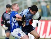 11 November 2007; Brendan Rooney, Mayobridge, in action against Colm McCullagh, Dromore. AIB Ulster Club Football Championship Quarter-Final Replay, Mayobridge v Dromore, Pairc Esler, Newry, Co. Down. Picture credit; Oliver McVeigh / SPORTSFILE