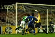 13 November 2007; Republic of Ireland's Gavin Peers, 5, scores his side's first goal. Under 23 Challenge Trophy, Republic of Ireland v Slovakia, Dalymount Park, Dublin. Picture credit; David Maher / SPORTSFILE