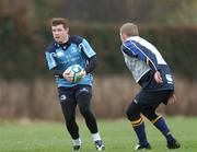 14 November 2007; Brian O'Driscoll and Michael Berne in action during Leinster Rugby Training. UCD, Belfield Park, Dublin. Picture credit; Caroline Quinn / SPORTSFILE