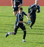 14 November 2007; Ronan O'Gara during the Munster Rugby Training. University of Limerick, Limerick. Picture credit: Kieran Clancy / SPORTSFILE