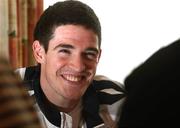 15 November 2007; Northern Ireland's Kyle Lafferty at a press conference ahead of their 2008 European Championship Qualifier with Denmark. Northern Ireland Press Conference, Hilton Hotel, Templepatrick Co. Antrim. Picture credit: Oliver McVeigh / SPORTSFILE