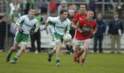 11 November 2007; Paul Fleming, Baltinglass, in action against Leighton Glynn, Rathnew. Wicklow Senior Football Championship Final Replay, Baltinglass v Rathnew, County Park, Aughrim, Co. Wicklow. Picture credit; Matt Browne / SPORTSFILE *** Local Caption ***