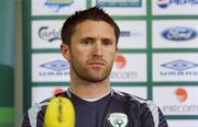16 November 2007; Republic of Ireland captain Robbie Keane during a press conference ahead of the Republic of Ireland's European Championship Qualifier match against Wales. Republic of Ireland Press Conference, Millennium Stadium, Cardiff, Wales. Picture credit; David Maher / SPORTSFILE