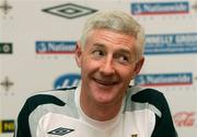 16 November 2007; Northern Ireland manager Nigel Worthington at a press conference ahead of their 2008 European Championship Qualifier with Denmark. Northern Ireland Press Conference, Hilton Hotel, Templepatrick, Co. Antrim. Picture credit: Oliver McVeigh / SPORTSFILE