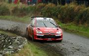 17 November 2007; Dani Sordo, Spain, driving a Citroen C4 WRC, during Stage 13 of Round 15 of the FIA World Rally Championship. Rally Ireland / 2007 FIA World Rally Championship, Day 3, Co. Sligo. Picture credit; Ralph Hardwick / SPORTSFILE *** Local Caption ***
