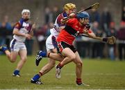 10 February 2015; Shane O'Donnell, UCC, in action against Dan Morrissey, UL. Independent.ie Fitzgibbon Cup, Group B, Round 3, UCC v UL, Mardyke, Cork. Picture credit: Barry Cregg / SPORTSFILE