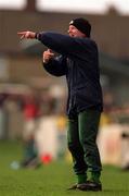 5 March 2000; Donegal football manager Declan Bonner during the Allianz National Football League Division 1A Round 5 match between Dublin and Donegal at Parnell Park in Dublin. Photo by Ray McManus/Sportsfile