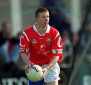 9 April 2000; Donagh Wiseman of Cork during the Church & General National Football League Division 1A match between Dublin and Cork at Parnell Park in Dublin. Photo by Brendan Moran/Sportsfile