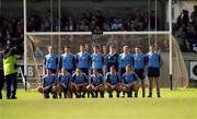 9 April 2000; The Dublin team prior to the Church & General National Football League Division 1A match between Dublin and Cork at Parnell Park in Dublin. Photo by Brendan Moran/Sportsfile