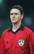 26 April 2000; Referee Hugh Dallas during the International Friendly match between Republic of Ireland and Greece at Lansdowne Road in Dublin. Photo by David Maher/Sportsfile