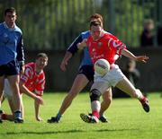 9 April 2000; Philip Clifford of Cork shoots to score his side's first goal during the Church & General National Football League Division 1A match between Dublin and Cork at Parnell Park in Dublin. Photo by Aoife Rice/Sportsfile